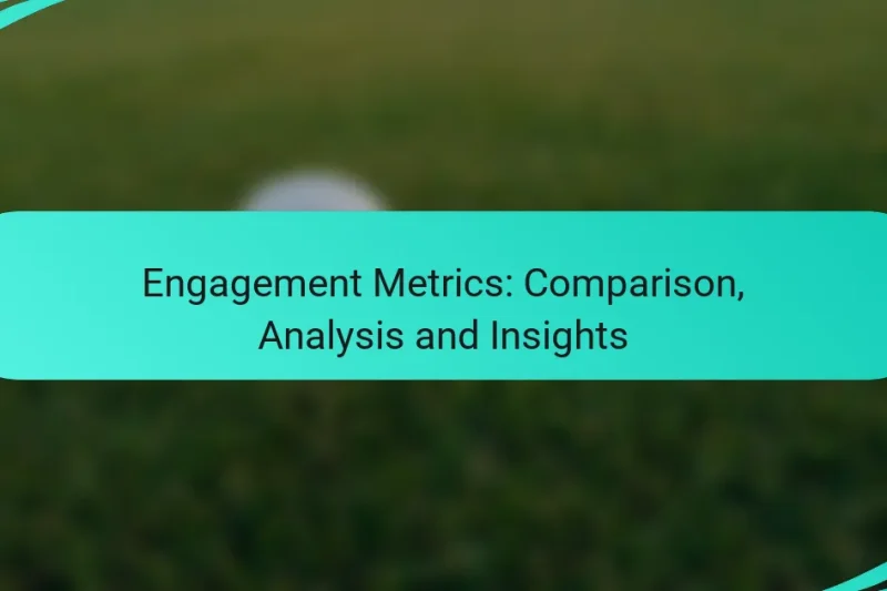 Engagement Metrics: Comparison, Analysis and Insights